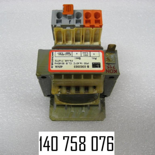 140758076 - TRANSFORMER 230/87 40V